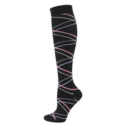 Compression Socks Varicose Veins Blood Circulation Pregnancy 20-30mmhg Nurse Socks Men Women Marathon Golf Cycling Sports Socks