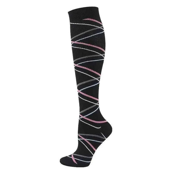 Compression Socks Varicose Veins Blood Circulation Pregnancy 20-30mmhg Nurse Socks Men Women Marathon Golf Cycling Sports Socks