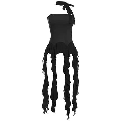 Sexy Off Shoulder Crop Tops Spring Summer Halter Sleeveless Streetwear Y2K White Solid Tank Top Casual Evening Party Club Tees SS69 17.69 M / black