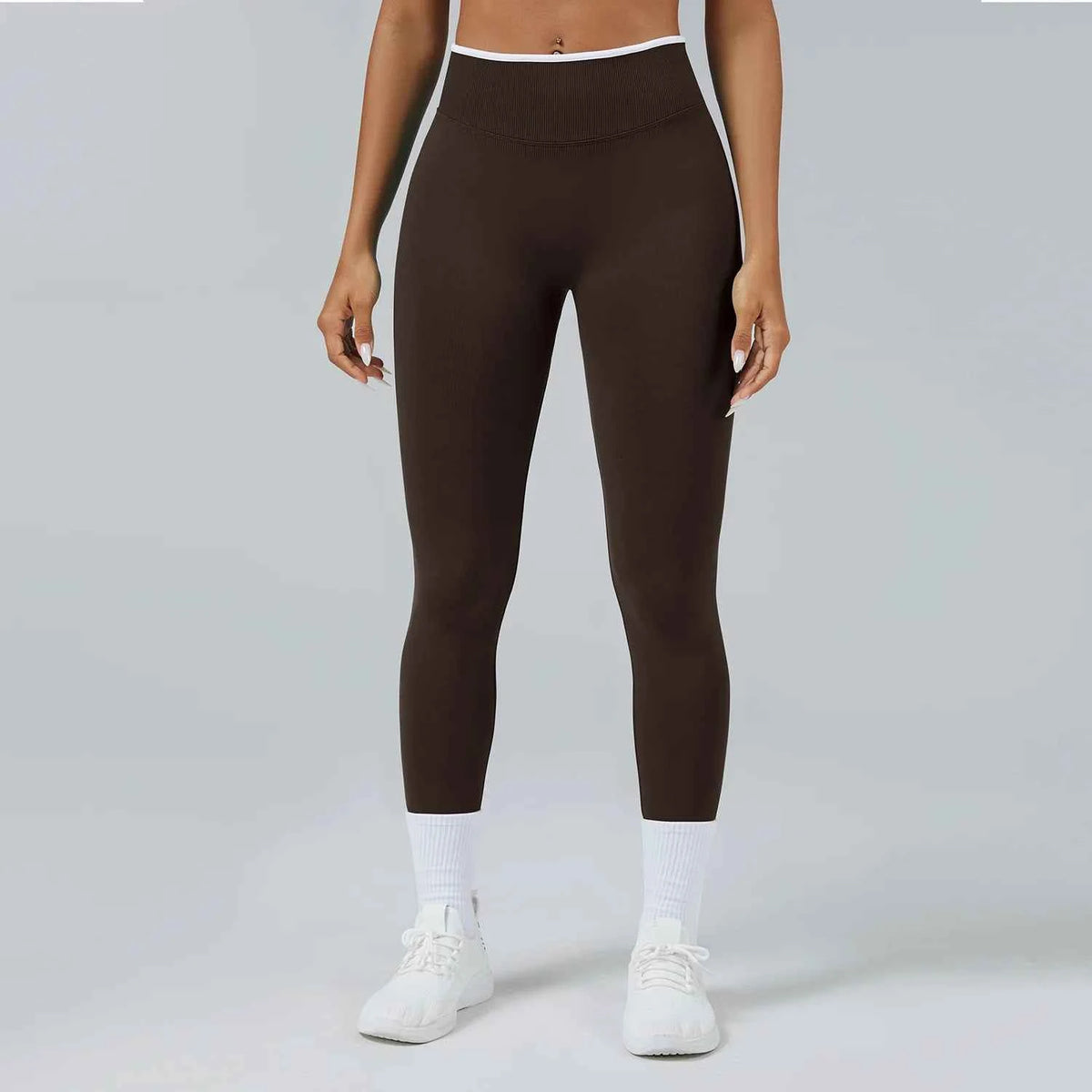 Seamless High Waist Yoga Pants Women Tummy Control Leggings Stretchy Soft Workout Running Leggings Comfortable Gym Sports Tights