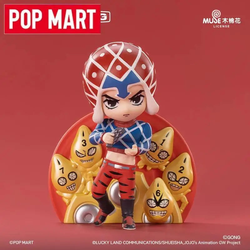 POP MART GONG JOJO's Bizarre Adventure Golden Wind Series Blind Box Guess Bag Original Toys Mystery Box Anime Figures Decoration