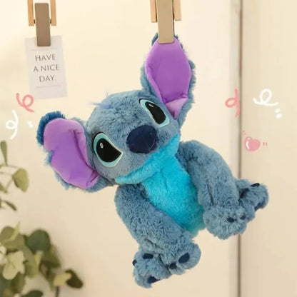 Anime Disney Kawaii Stitch Angel Stuffed Plush Toy Doll Cartoon Figure Soft Animals Pillow Room Decor Peluche Kids Birthday Gift SS69