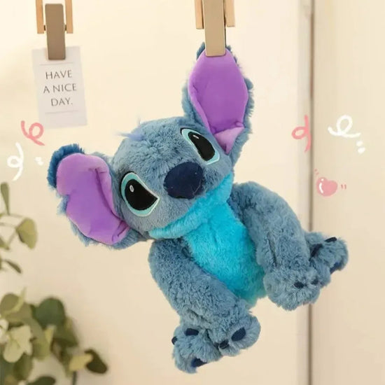 Anime Disney Kawaii Stitch Angel Stuffed Plush Toy Doll Cartoon Figure Soft Animals Pillow Room Decor Peluche Kids Birthday Gift SS69
