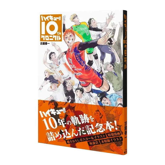 Japanese Original 2022 Official ハイキュー!! Haikyuu!! 10th Anniversary Book Official Color Illustrations art Book SS69