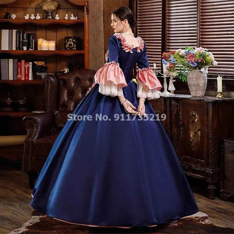 New Victorian Masquerade Ball Gown for Women, 18th Century, Marie Antoinette Costume, Historical Theater Clothing, Party Dress