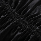 2025 New Plus Size 9XL 8XL 7XL One Shoulder Velvet Lace Up Party Bodycon Women Dresses Vestidos XXXXXL SS69