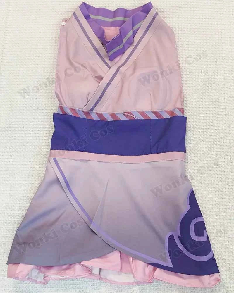 New Arrival Yumemizuki Mizuki Cosplay Costume Wig for Game Impact Women Kimono Dress Women Role Play Outfits