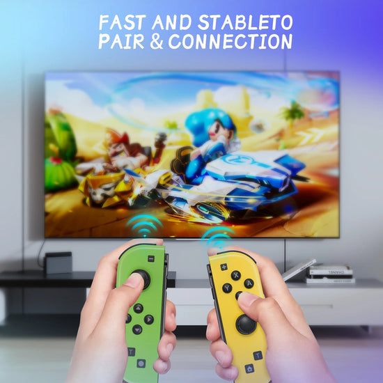 For Nintendo Switch/iOS/Android/PC Wireless Controller, Turbo Vibration Wake-up Handle For Fitness-ring BT Video Game Control SS69