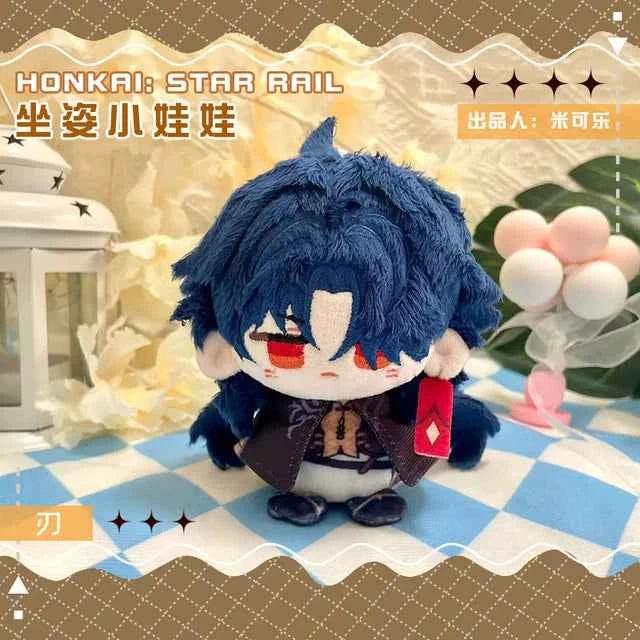 10cm Honkai: Star Rail Plush Phainon Mydei Anaxa Hyacine Cute Plush Castorice Dolls Stuffed Toys Bag Pendant Keychain Gift
