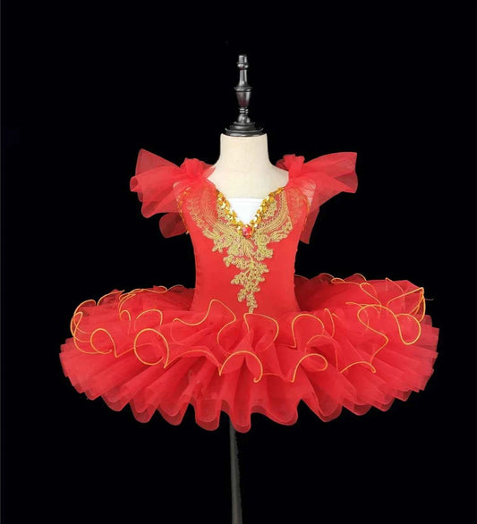 Children's Day Tutu Dress Girl Mesh Fashion Ballet Dance Princess Kids Clothes Stage Casual Summer Girls Dresses Baby Vestidos