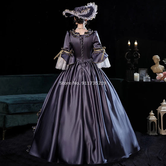 Victorian Masquerade Dresses for Women, Renaissance Dress, 18th Century, Baroque Rococo Marie Antoinette, Historical Clothing SS69