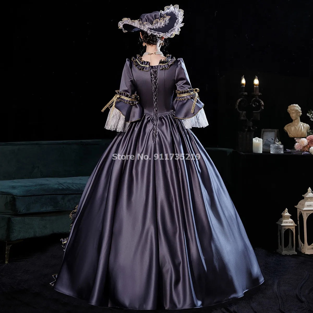 New Victorian Masquerade Ball Gown for Women, 18th Century, Marie Antoinette Costume, Historical Theater Clothing, Party Dress
