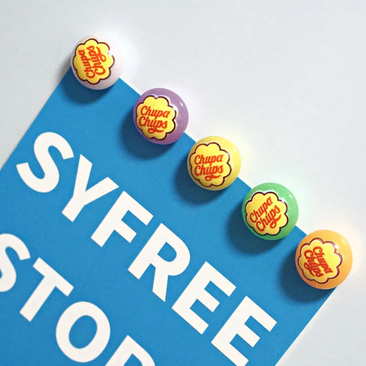 5Pcs Colorful Candy Fridge Magnets Chocolate Lollipop For Refrigerator Cute Home Kitchen Decorations Photo Stickers