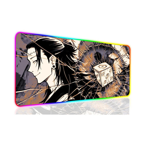 1pc Suguru Geto Jujutsu Kaisen Anime XXL RGB Gaming Mouse Pads HD Black Gamer Accessories Large LED SS69 25.69 z7 / 700x300x3mm