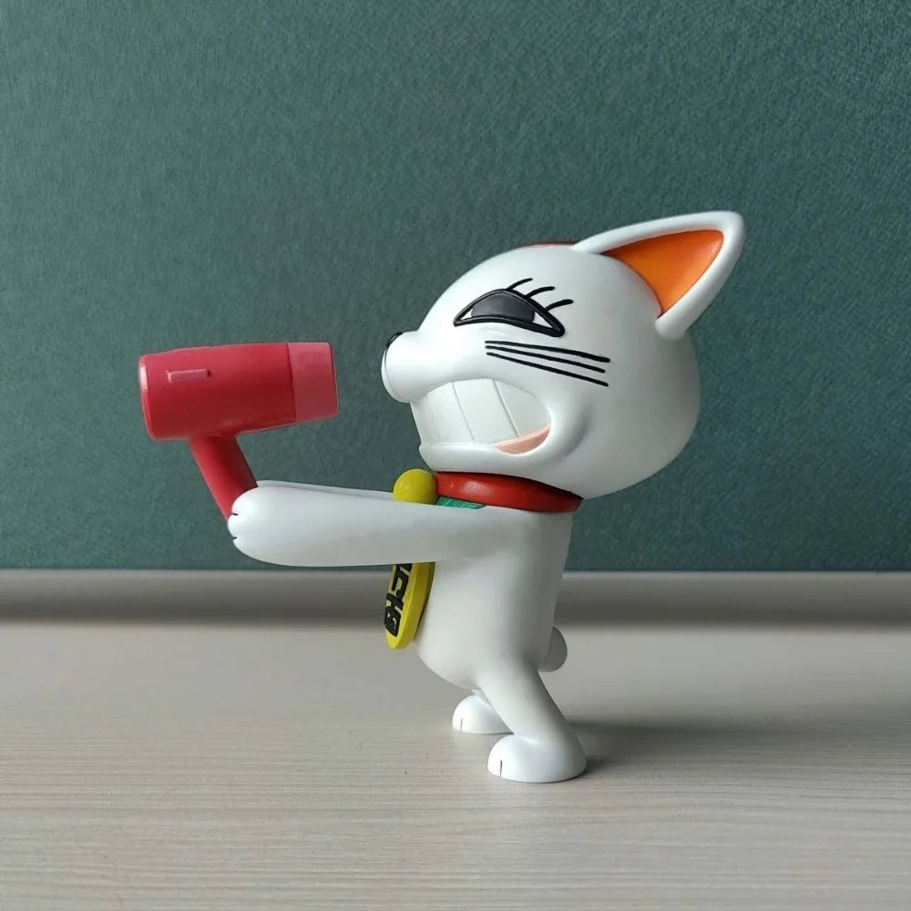 9cm Turbo Granny Figure Anime Dandadan Peripheral Cute Kawaii Cat PVC Action Figure Desktop Decorate Ornament Crafts Gifts Toys SS69