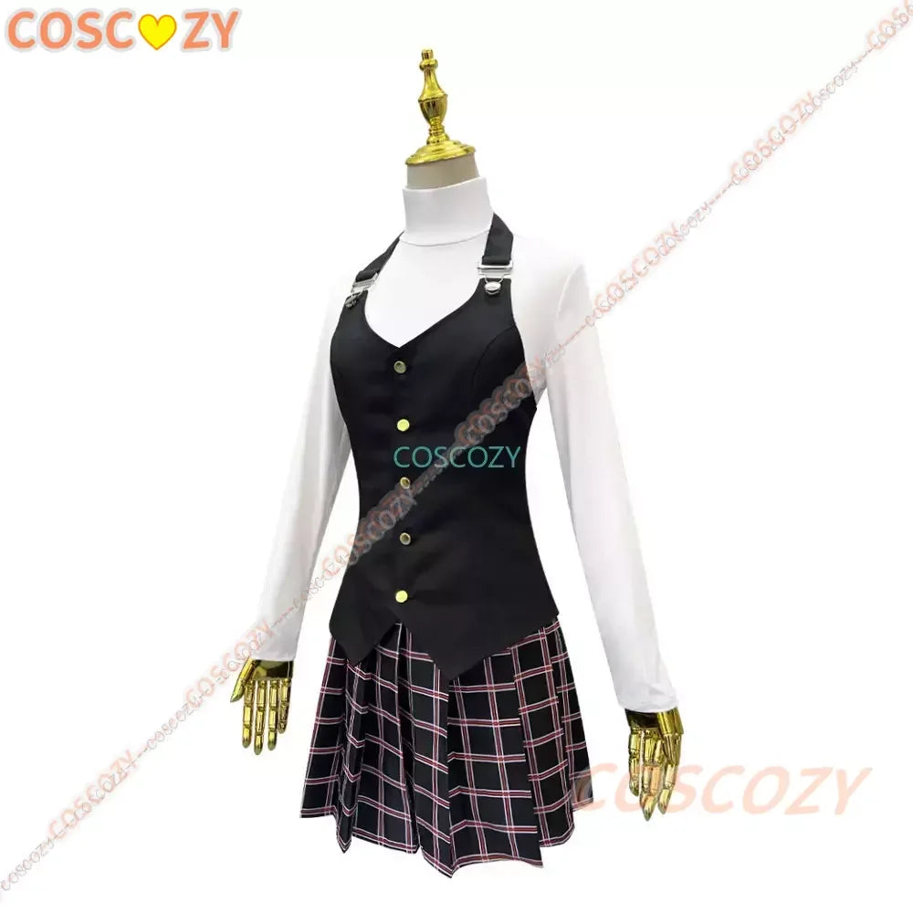 Game Cosplay Costume Queen Makoto Niijima Cosplay Costume Woman School Uniform Christmas Carnival Party Dress Wig Costumes SS69