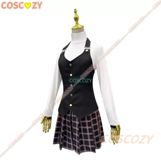 Game Cosplay Costume Queen Makoto Niijima Cosplay Costume Woman School Uniform Christmas Carnival Party Dress Wig Costumes SS69