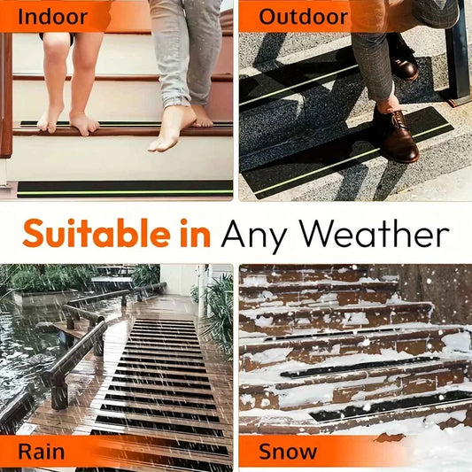 Luminous Anti-Slip Traction Tape Outdoor/Indoor Stair Step Anti-Slip Tape Stair Tread Waterproof Anti-Slip Tape