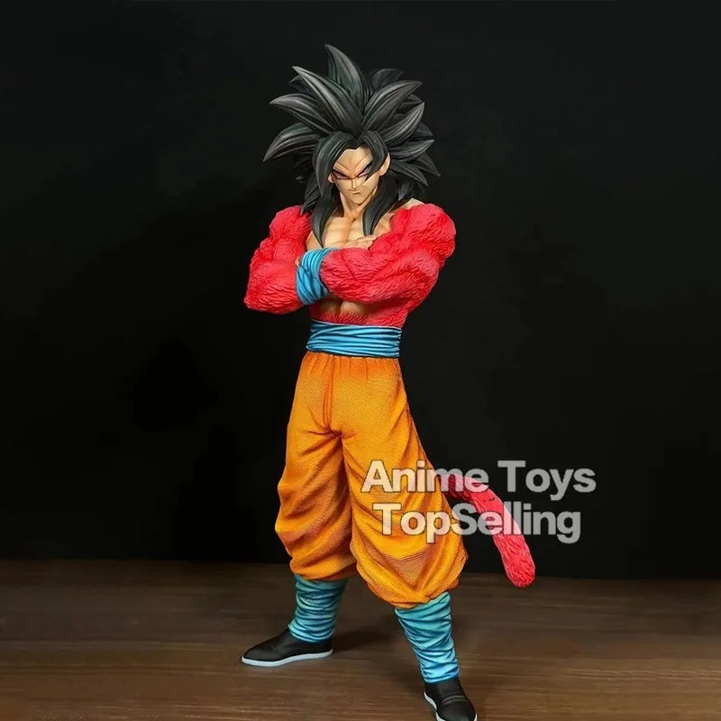 Anime Dragon Ball Figure Super Saiyan 4  Son Goku Statue PVC Collection Model Toys Gifts SS69