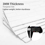 3D Self-Adhesive Wallpaper 70cm*1/5/10m Continuous Waterproof Brick Wall Stickers Living Room Bedroom Children's Room Home Decor