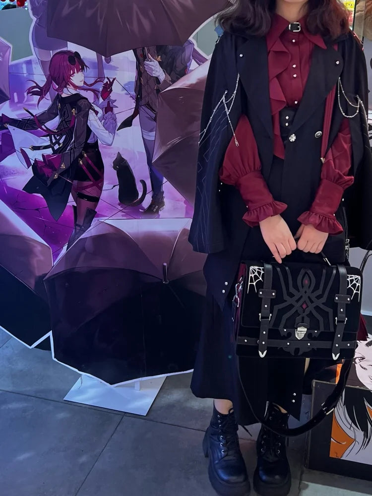 Kafka Honkai: Star Rail Cosplay Jacket and Cloak Polyester Costume