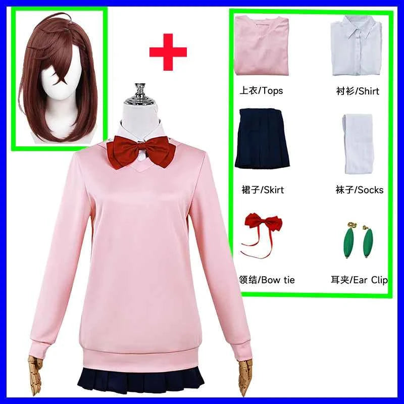 Anime Dandadan Cosplay Costume Aira Shiratori JK Sailor Skirts Outfit Suit Momo Ayase Ken Takakura Jackets Pants Wig School Sets