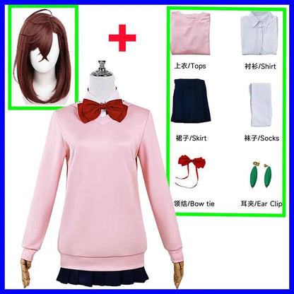 Anime Dandadan Cosplay Costume Aira Shiratori JK Sailor Skirts Outfit Suit Momo Ayase Ken Takakura Jackets Pants Wig School Sets