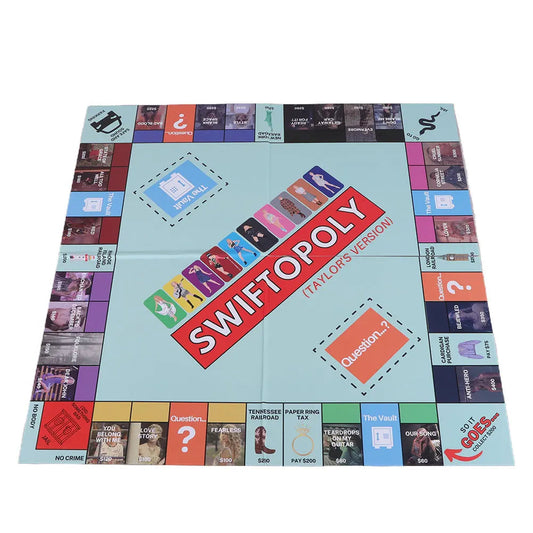 Taylor's Monopoly Board Game Fun Party Family Interactive Chess Games Swiftopoly Board Game Adults Fans Interactive Board Game SS69