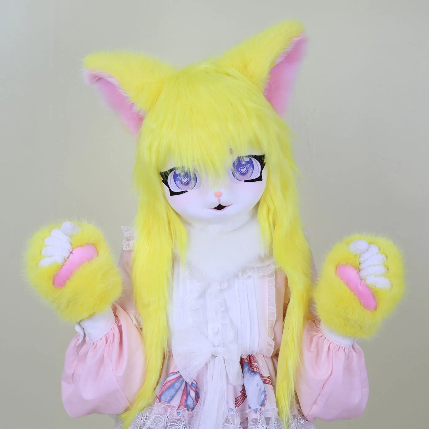 Furry Kigurumi Animal Cosplay Mask - Polyester Costume Head