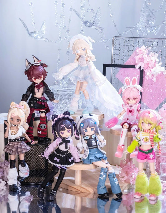 In Stock Freedom Claim Electronic Cute Pet 1/12 BJD Blind Box Action Figure Doll Trendy Toy Ornaments Figure Cute Boy Girl Gift SS69