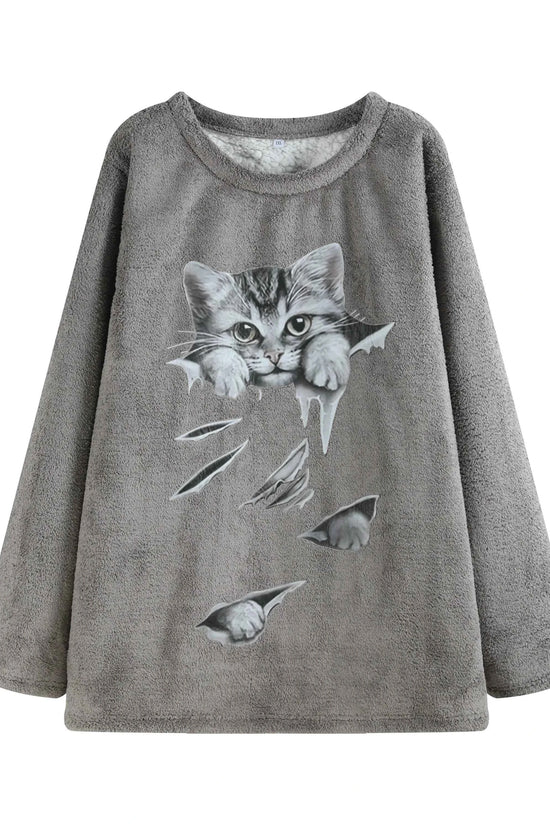 Women Plus Size Woven Sweater