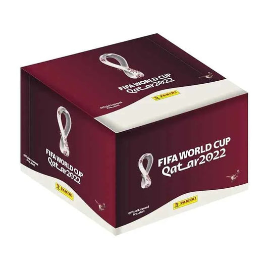 Panini Official FIFA World Cup Qatar 2022 Sticker Album Box, 50 Packets, Collect & Trade, Limited Edition