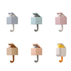Self-Adhesive Cat Wall Hooks, Cute Animal Decorative Hanger