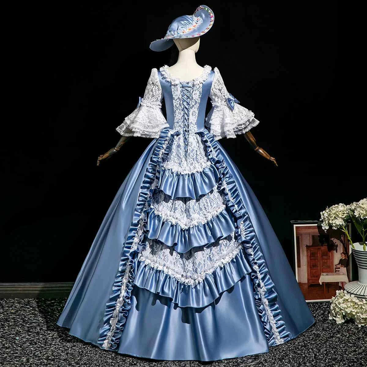 Customized Women Renaissance Victorian Party Dresses Baroque Historical Theater Masquerade Gowns