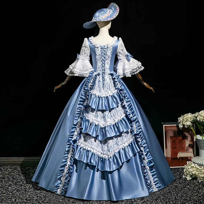 Customized Women Renaissance Victorian Party Dresses Baroque Historical Theater Masquerade Gowns