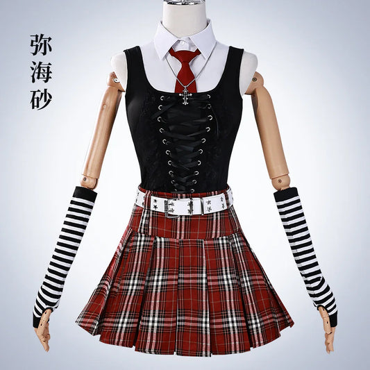 Misa Amane Cosplay Note Death Cosplay Costume Debut Daily Sexy Dress Subculture Necklace y2k GothLoli Uniform Outfit