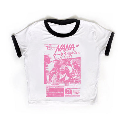 Y2k Nana Osaki Graphic T Shirts  Casual Harajuku Streetwear Japanese Clothes Fashion Rock Punk Sleeveless Tanks & Camis Coquette SS69 17.69 White6 / XL