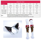 ROLECOS Ahri Nine-Tailed Fox Cosplay Costume Women's Red Dress Set