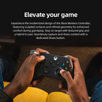 Microsoft Xbox Core Wireless Controller -  Pulse Cipher/ White/Black- for Xbox Series S X XSS XSX Xbox One Controller SS69