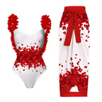 2023 New Arrival Push Up Women Bikini Set Floral Printed Ruffle Bikinis Strappy Bandage Swimwear Brazilian Biquini Bathing Suit SS69