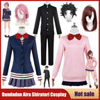 Anime Dandadan Cosplay Costume Aira Shiratori JK Sailor Skirts Outfit Suit Momo Ayase Ken Takakura Jackets Pants Wig School Sets