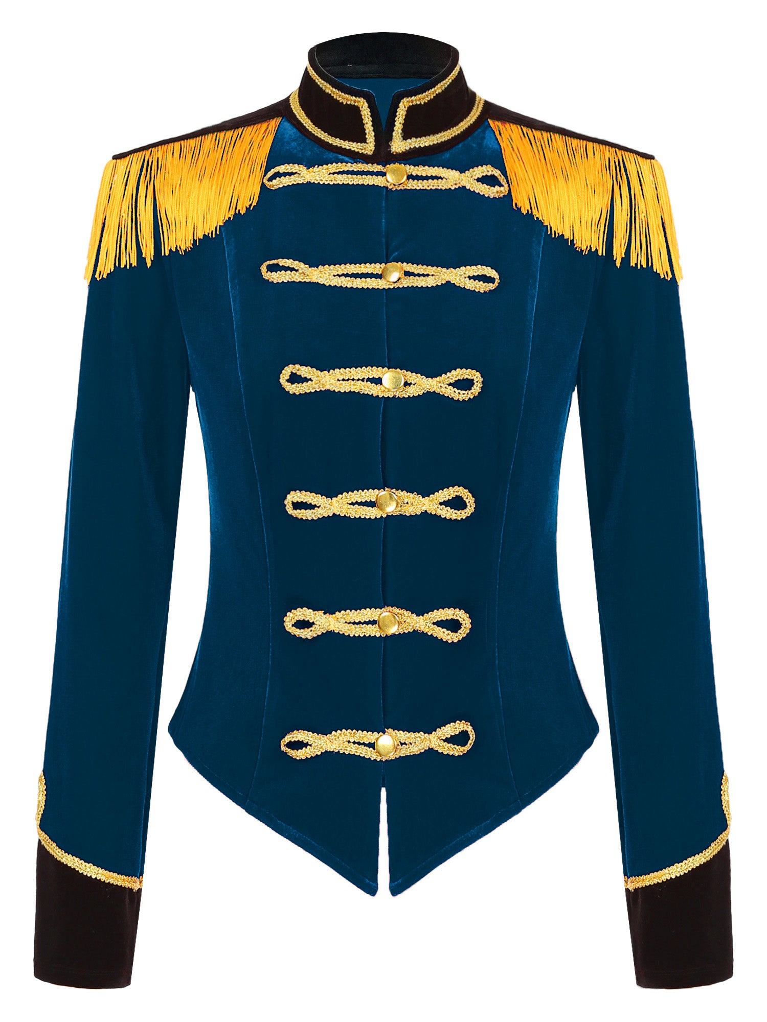 Women Circus Ringmaster Costume Showman Majorette Tassel Tailcoat Jacket Halloween Carnival Lion Tamer Cosplay Costumes