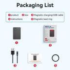 ChatGPT-4 AI Voice Recorder LED Indicator AI Notetaking Device 500mAh Intelligent Note Voice Recorder for International Exchange