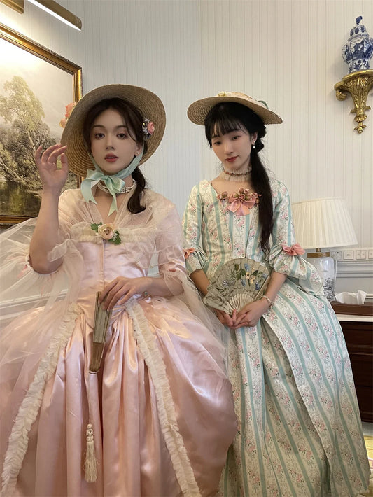 SS69 18th Century Rococo Ball Gown Marie Antoinette Victorian Costume