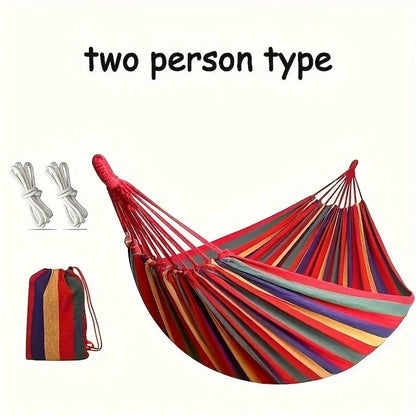 Outdoor Multi-Functional Hammock - Colorful Anti-Flip Design, Garden Leisure Hammock, Equipped with Tree-Friendly Straps and a P SS69 19.69 80-250cm / United States