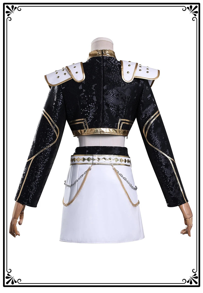 Black Golden Rumi Zoey Mira Cosplay Cosplay Costume Wig Women Suit Halloween Party Role Playing Outfit