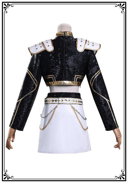Black Golden Rumi Zoey Mira Cosplay Cosplay Costume Wig Women Suit Halloween Party Role Playing Outfit