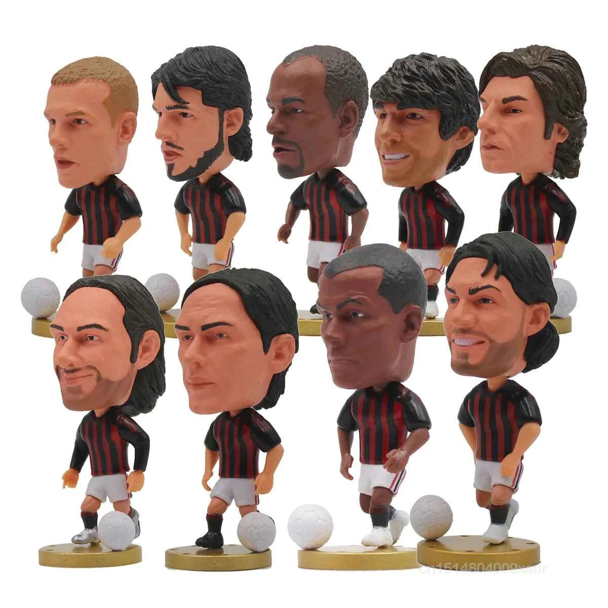 6.5cm HAALAND MODRIC RONALDO YAMAL 2.5in Team Activity Doll Toy Figurine