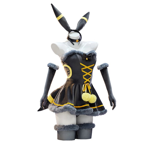 Anime Vaporeon Umbreon Sylveon Cosplay Costume Women Sexy Cloak Dress Outfit Cute Bunny Girl Uniform Halloween Christmas Clothes