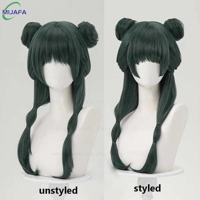 The Apothecary Diaries Maomao Dark Green Cosplay Wig